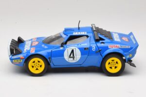 Lancia Stratos HF #4 B. Darniche / A. Mahe Rally Monte Carlo 1979 Solido 1:18 9019 Metall — bild 4 av 8