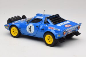 Lancia Stratos HF #4 B. Darniche / A. Mahe Rally Monte Carlo 1979 Solido 1:18 9019 Metall — bild 7 av 8