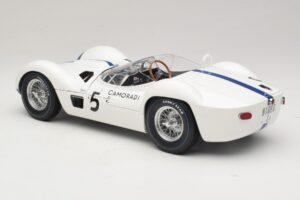 Maserati Tipo 61 #5 Camoradi S. Moss / D. Gurney 1000km Nurburgring Winner 1960 Minichamps 1:12 120601205 Metall — bild 7 av 8