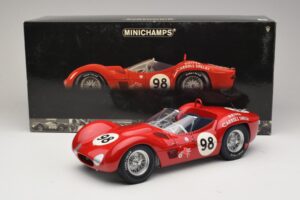 Maserati Tipo 61 #98 C. Shelby Times Mirror GP For Sportscars 1960 Minichamps 1:12 120601298 Metall — bild 8 av 8