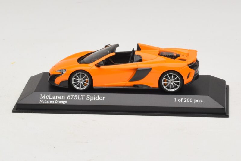 McLaren 675LT Spider Orange Minichamps 1:43 537154431 Metall