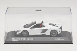 McLaren 675LT Spider Silica White Minichamps 1:43 537154432 Metall — bild 4 av 5