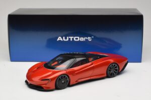 McLaren Speedtail Volcano Orange AUTOart 1:18 76088 Komposit — bild 8 av 8