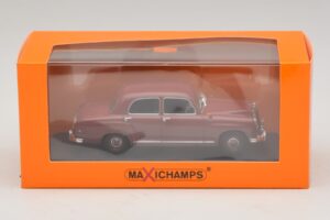 Mercedes 180 W120 Röd Maxichamps 1:43 940033101 Metall — bild 5 av 5