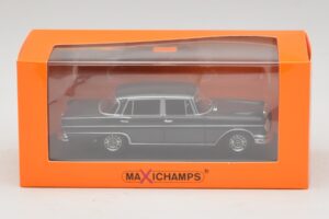 Mercedes 300 SE W112 Lang Mörkgrå Maxichamps 1:43 940035201 Metall — bild 5 av 5