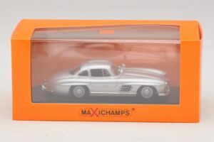 Mercedes 300 SL W198 Silver Maxichamps 1:43 940039000 Metall — bild 5 av 5