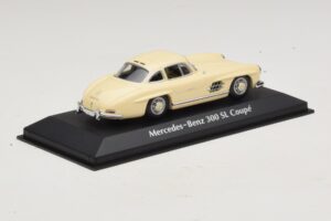 Mercedes 300 SL W198 Vit Maxichamps 1:43 940039002 Metall — bild 2 av 5