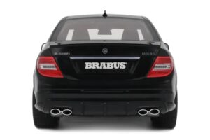 Mercedes C63 AMG W204 Brabus B63S Obsidian Black GT Spirit 1:18 GT582 Resin — bild 5 av 5