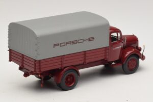 Mercedes L3500 Flak Porsche Minichamps 1:43 439350027 Metall — bild 2 av 7