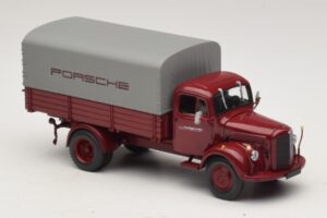Mercedes L3500 Flak Porsche Minichamps 1:43 439350027 Metall — bild 4 av 7