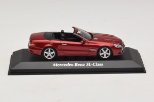 Mercedes SL R230 Rödmetallic Maxichamps 1:43 940037530 Metall