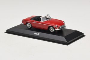 MG MGB Mk1 Röd Maxichamps 1:43 940131030 Metall — bild 3 av 5