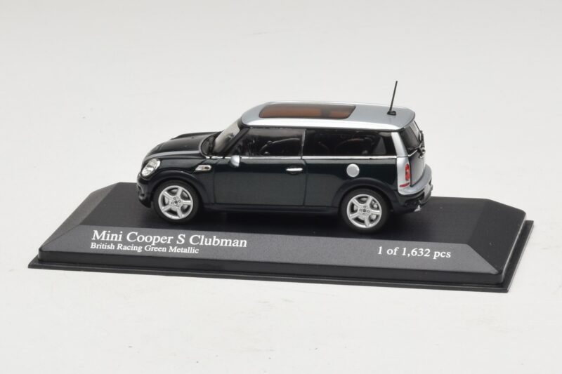 Mini Cooper S Clubman R55 Grön Silver Minichamps 1:43 431138670 Metall