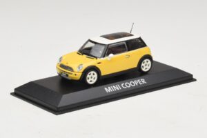 Mini Cooper S R53 Gul Med Gult Panoramatak Minichamps 1:43 MINI029 Metall — bild 2 av 4