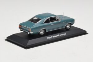 Opel Rekord C Coupé Blå Maxichamps 1:43 940046121 Metall — bild 2 av 5