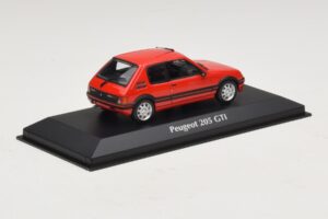 Peugeot 205 GTi Röd Maxichamps 1:43 940112300 Metall — bild 2 av 5