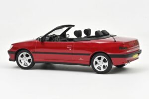 Peugeot 306 Cabriolet Diablo Red Norev 1:18 184930 Metall — bild 2 av 2