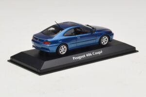 Peugeot 406 Coupé Blå Metallic Maxichamps 1:43 940112620 Metall — bild 2 av 5