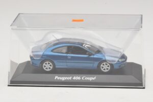 Peugeot 406 Coupé Blå Metallic Maxichamps 1:43 940112620 Metall — bild 4 av 5