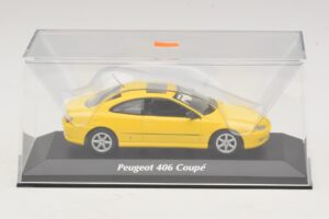 Peugeot 406 Coupé Gul Maxichamps 1:43 940112621 Metall — bild 4 av 5