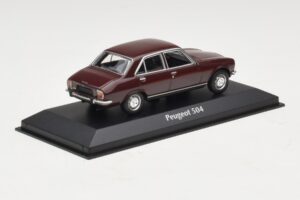 Peugeot 504 Mörkröd Maxichamps 1:43 940112500 Metall — bild 2 av 5