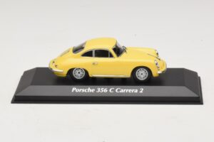 Porsche 356C Carrera 2 Gul Maxichamps 1:43 940062361 Metall