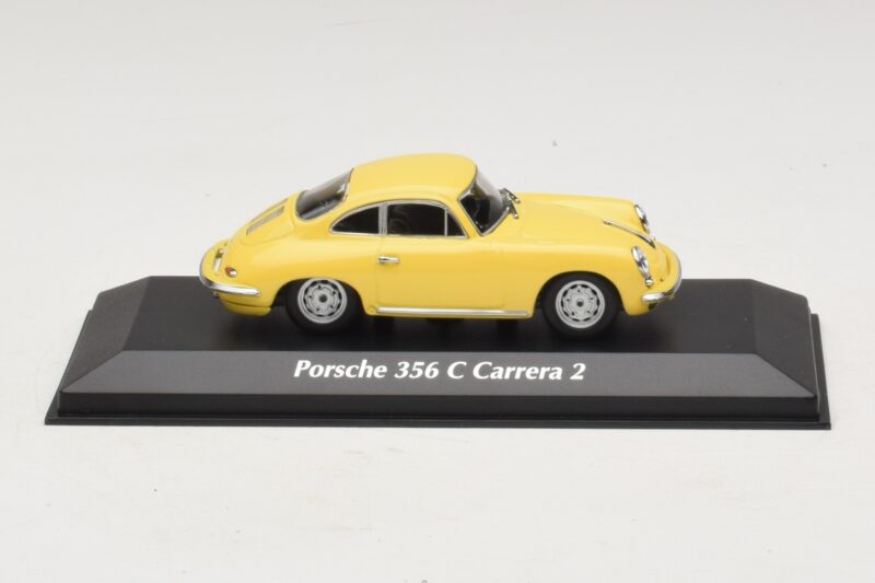 Porsche 356C Carrera 2 Gul Maxichamps 1:43 940062361 Metall