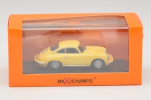 Porsche 356C Carrera 2 Gul Maxichamps 1:43 940062361 Metall — bild 5 av 5
