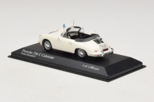 Porsche 356C Cabriolet Polizei Dusseldorf Minichamps 1:43 430062391 Metall — bild 3 av 5