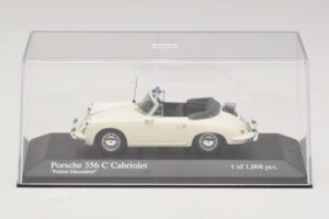 Porsche 356C Cabriolet Polizei Dusseldorf Minichamps 1:43 430062391 Metall — bild 4 av 5