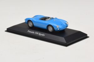 Porsche 550 Spyder Blå Maxichamps 1:43 940066031 Metall — bild 3 av 5