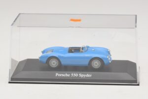 Porsche 550 Spyder Blå Maxichamps 1:43 940066031 Metall — bild 4 av 5
