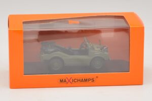 Porsche 597 Jagdwagen Olivgrön Maxichamps 1:43 940065300 Metall — bild 5 av 5