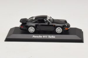Porsche 911 964 Turbo Svart Maxichamps 1:43 940069101 Metall