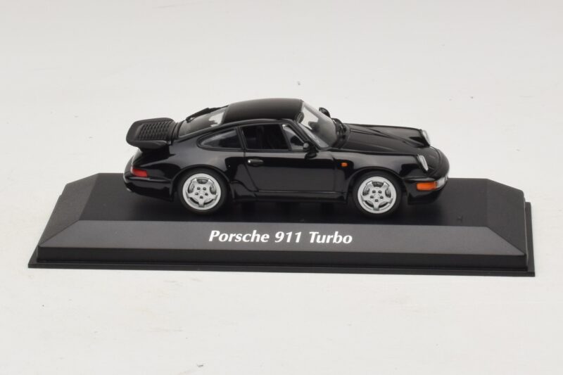 Porsche 911 964 Turbo Svart Maxichamps 1:43 940069101 Metall