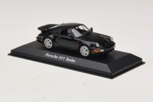 Porsche 911 964 Turbo Svart Maxichamps 1:43 940069101 Metall — bild 3 av 5