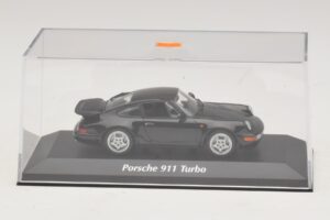 Porsche 911 964 Turbo Svart Maxichamps 1:43 940069101 Metall — bild 4 av 5