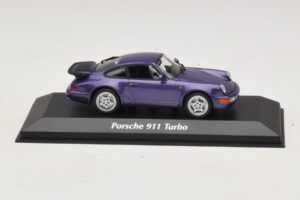 Porsche 911 964 Turbo Lilametallic Maxichamps 1:43 940069100 Metall