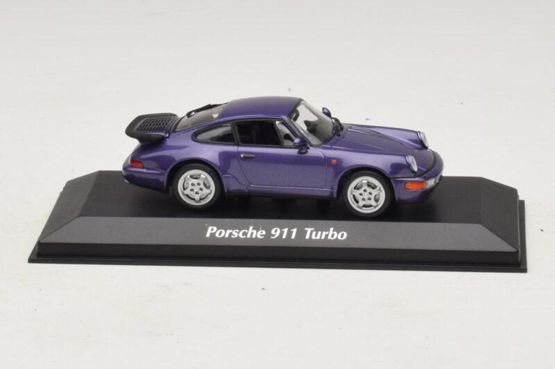 Porsche 911 964 Turbo Lilametallic Maxichamps 1:43 940069100 Metall