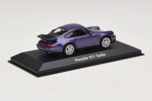Porsche 911 964 Turbo Lilametallic Maxichamps 1:43 940069100 Metall — bild 2 av 5