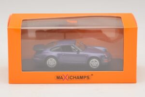 Porsche 911 964 Turbo Lilametallic Maxichamps 1:43 940069100 Metall — bild 5 av 5