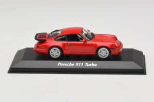 Porsche 911 964 Turbo Röd Maxichamps 1:43 940069102 Metall