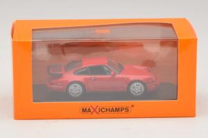 Porsche 911 964 Turbo Röd Maxichamps 1:43 940069102 Metall — bild 5 av 5