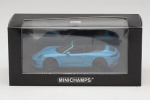 Porsche 911 991.1 Carrera 4 GTS Cabriolet Blå Minichamps 1:43 410067332 Metall — bild 5 av 5