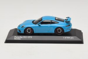Porsche 911 991.1 GT3 Blå Minichamps 1:43 410066022 Metall