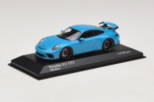 Porsche 911 991.1 GT3 Blå Minichamps 1:43 410066022 Metall — bild 2 av 5