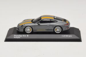 Porsche 911 991.1 R Grå Minichamps 1:43 410066232 Metall