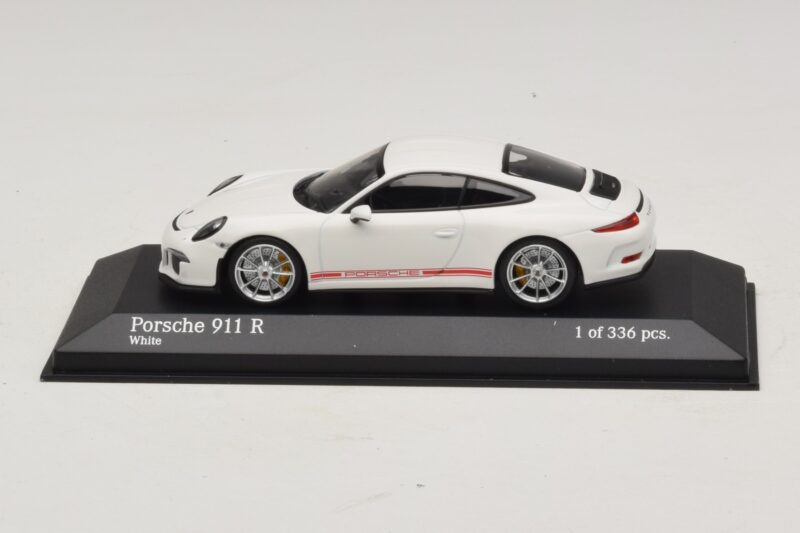 Porsche 911 991.1 R Vit Minichamps 1:43 410066221 Metall
