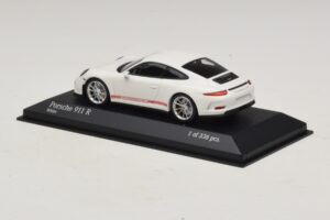 Porsche 911 991.1 R Vit Minichamps 1:43 410066221 Metall — bild 3 av 5