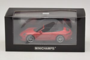 Porsche 911 991.2 Carrera 4 Cabriolet Röd Minichamps 1:43 410067230 Metall — bild 5 av 5